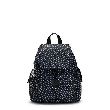 Kipling City Pack Mini Klassiska Printed Ryggsäck Blå | SE 1733UZ